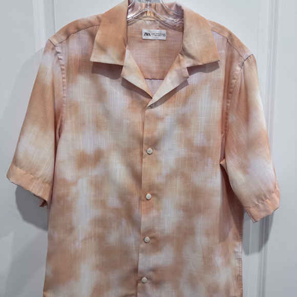 Zara Men’s short sleeve button front - Picture 1 of 3